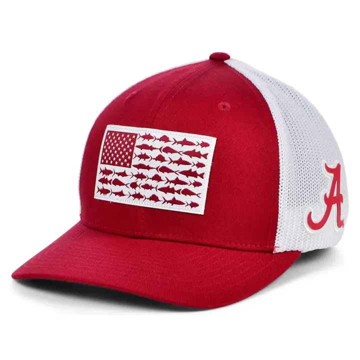 Drapeau de poisson Alabama Crimson Tide NCAA PFG extensible rouge cramoisi/blanc