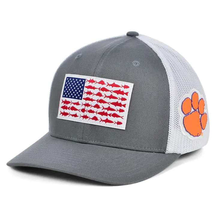 Clemson Tigers NCAA PFG Fish Flag Stretch anthracite/blc