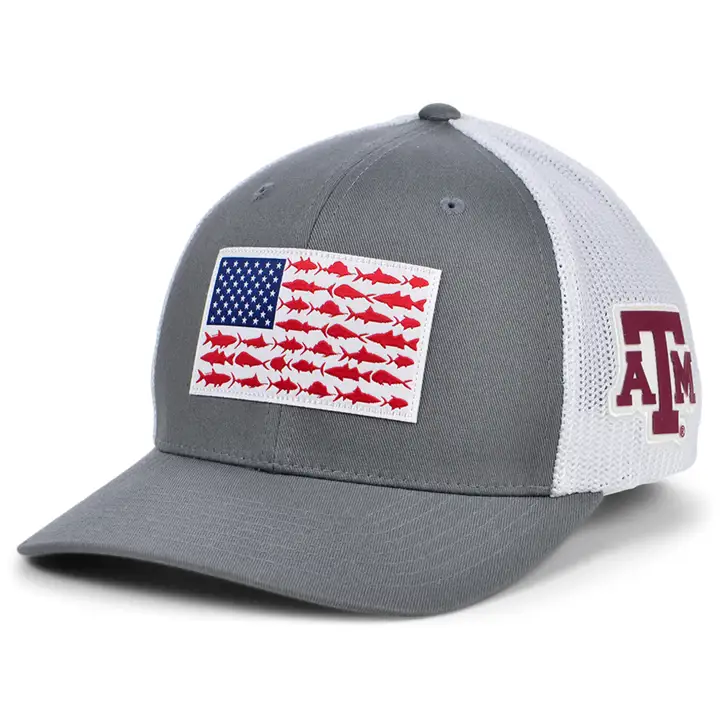 Texas A&M Aggies NCAA PFG Fish Flag Stretch anthracite/blanc