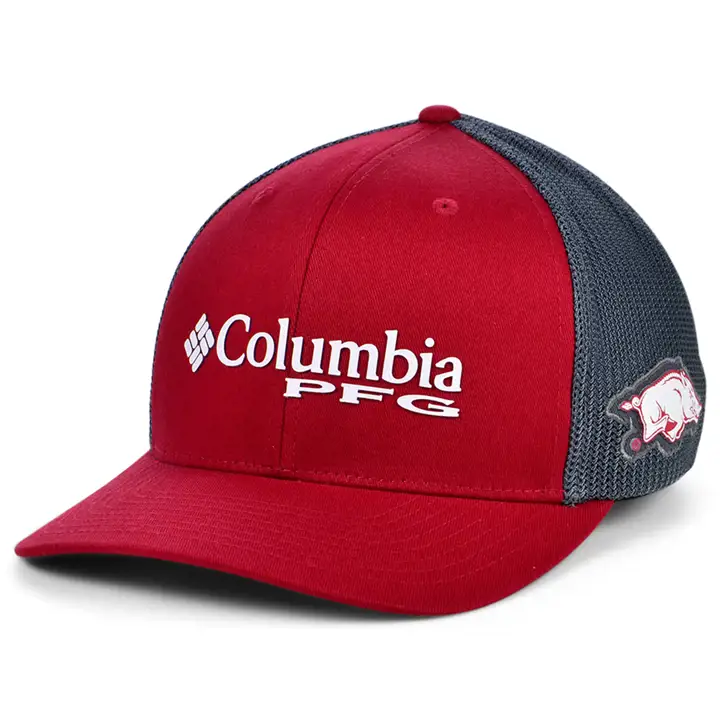 Casquette filet de camionneur PFG NCAA Arkansas Razorbacks
