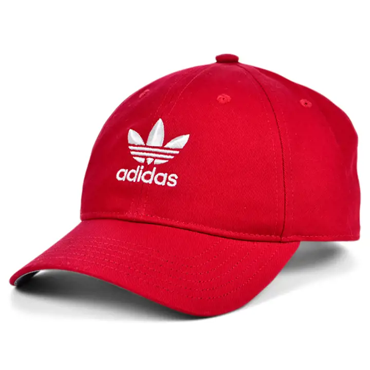 Casquette Adidas Originals Relaxed Strapback pour homme rouge écarlate