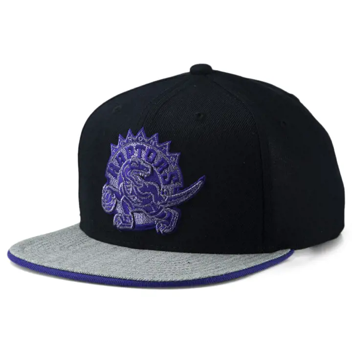 CASQUETTE SNAPBACK RÉVERSIBLE NOIRE/GRISE/VIOLETTE RAPTORS HWC