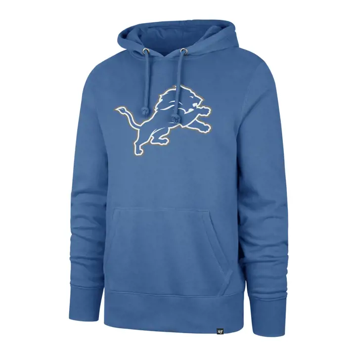 Detroit Lions 47 NFL Imprint Headline Hood Bleu