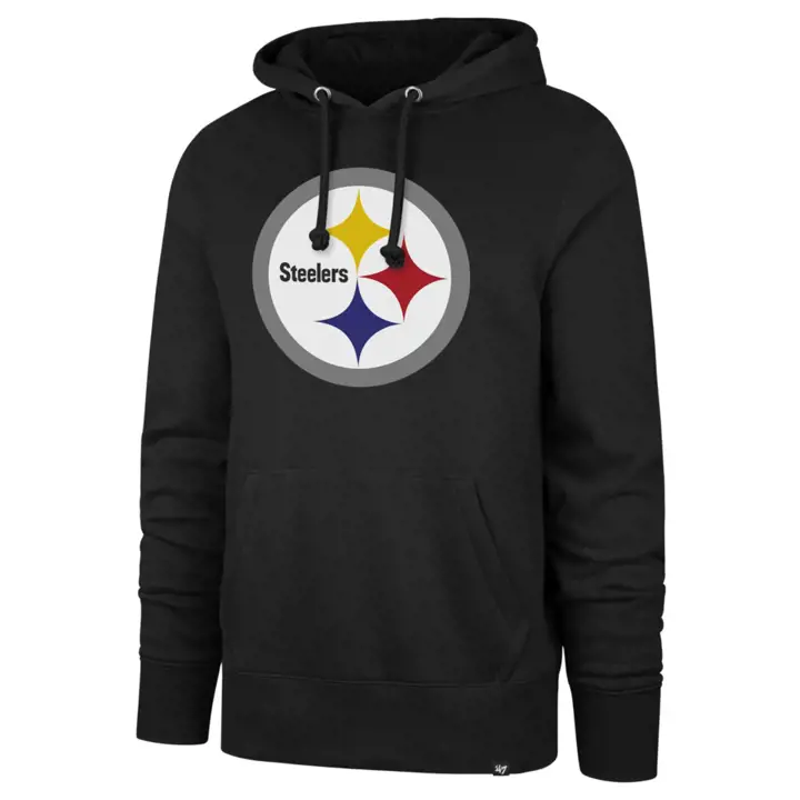 Pittsburgh Steelers 47 NFL Imprint Headline Hood Noir