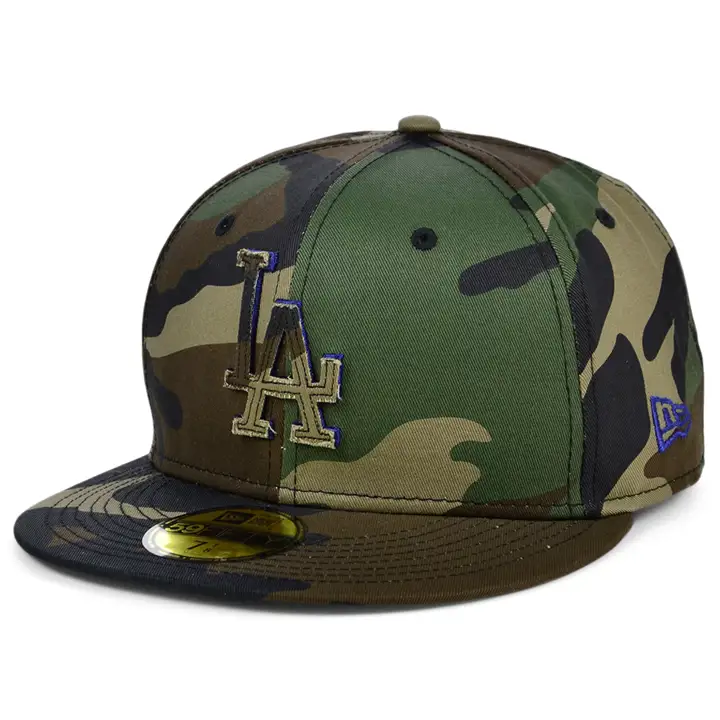 LOS ANGELES DODGERS MLB WOODLAND POP 59FIFTY WOODLAND