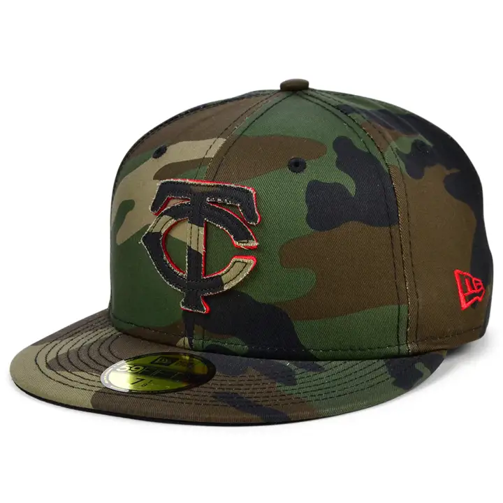 MINNESOTA TWINS MLB WOODLAND POP 59FIFTY WOODLAND