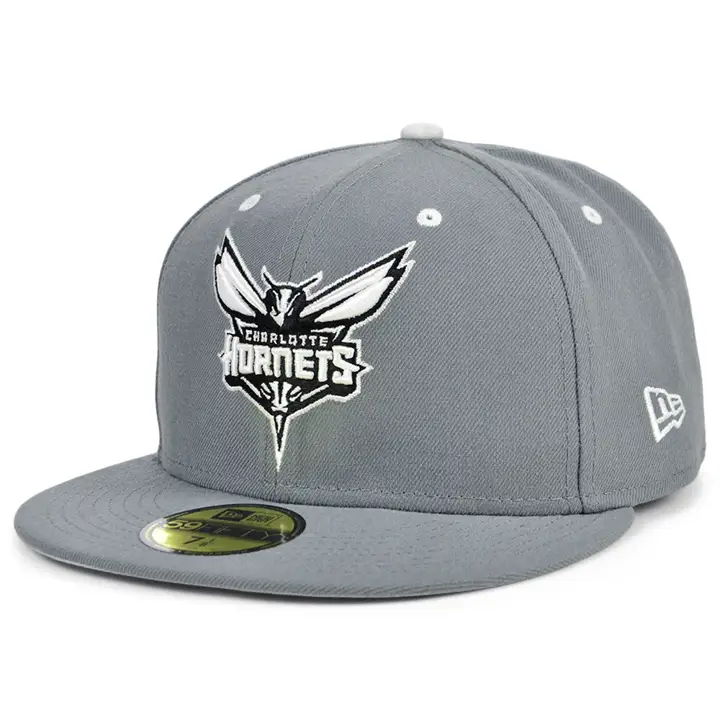 Charlotte Hornets NBA STORM BW 59FIFTY S-GRY