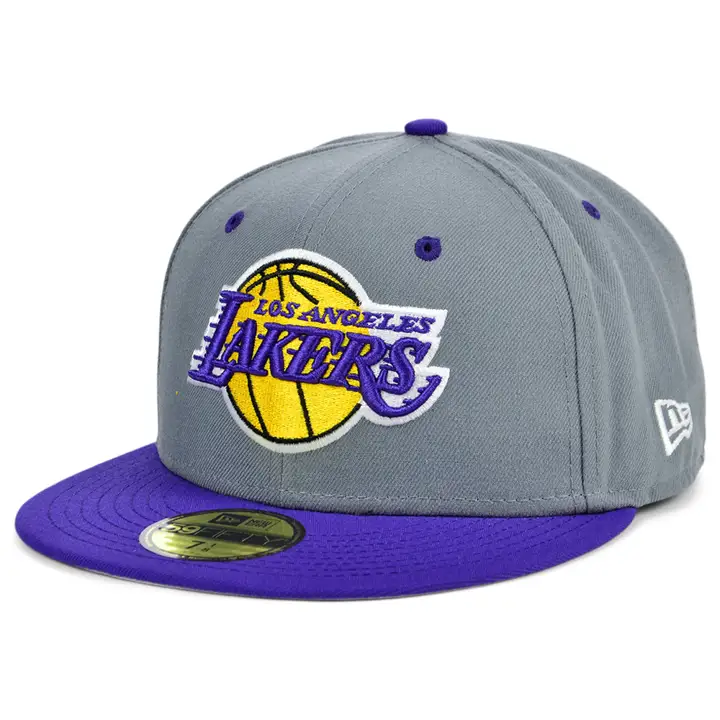 Los Angeles Lakers NBA STORM 2TEAM COLOR 59FIFTY GRIS FONCÉ