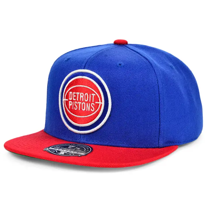 PISTONS NBA LAINE 2 COULEURS AJUSTÉE rbl/rouge