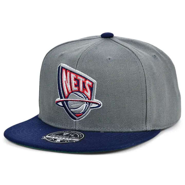 NETS NBA LAINE 2 TONALITÉS AJUSTÉE Graphique/marine
