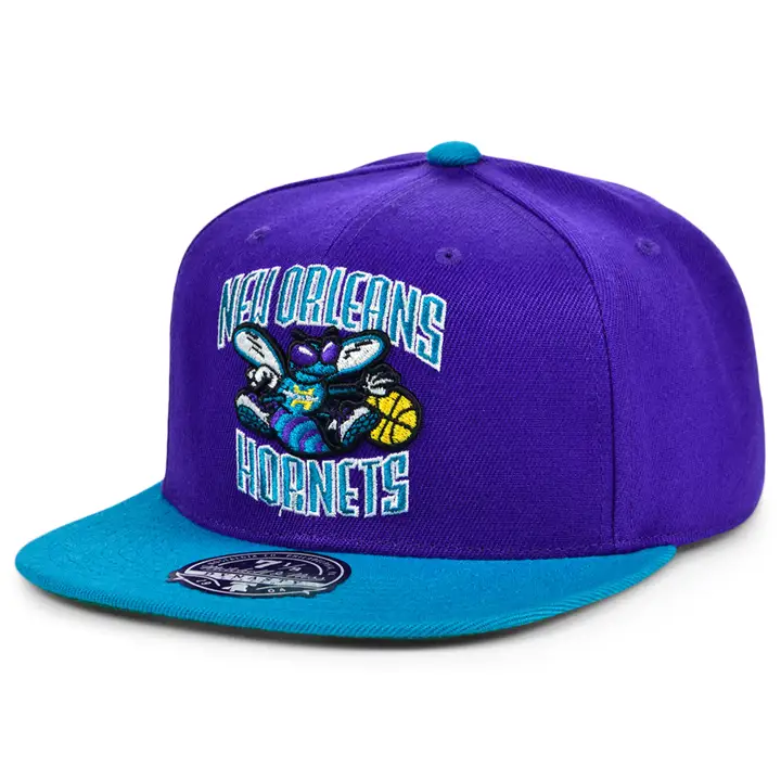 Hornets NBA LAINE 2 TON CASQUETTE AJUSTÉE violet/sarcelle