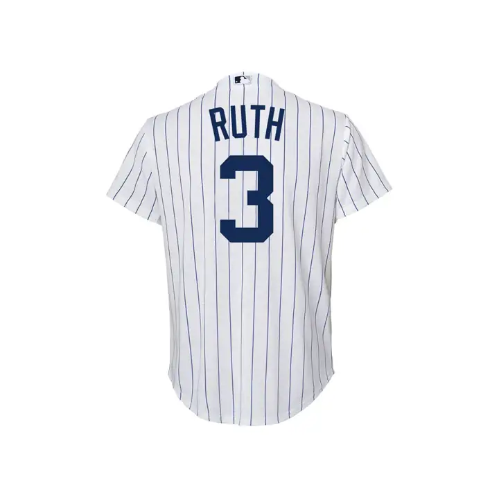 Maillot Jeune MLB Yankees Coop Joueur Babe Ruth b/bmarine