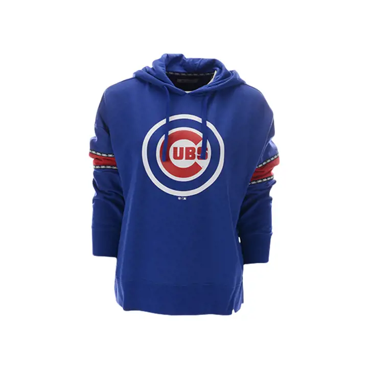 Sweat à capuche sportif Charlie MLB pour femme Chicago Cubs RBL/RED