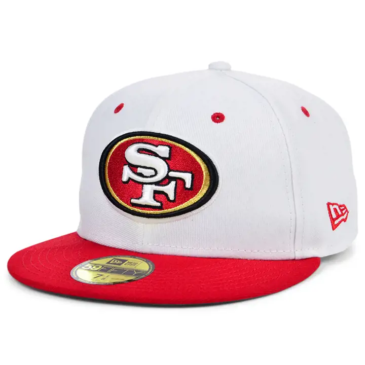 San Francisco 49ers NFL Basic Fashion 59Fifty BLANC/ROUGE