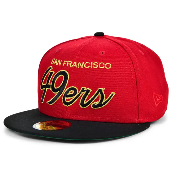 Casquette San Francisco 49ers NFL Basic Fashion 59Fifty Script ROUGE/NOIR