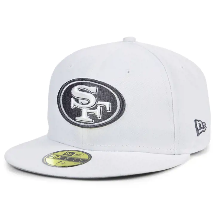 Casquette NFL basique mode 59Fifty 49ers de San Francisco BLANC/GRIS