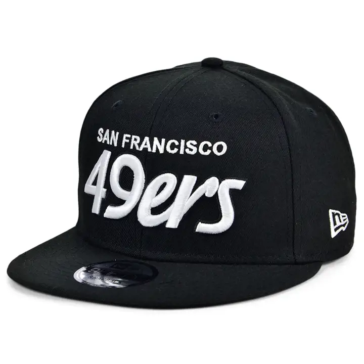 San Francisco 49ers NFL Basique Mode 9Fifty Script NOIR/BLANC
