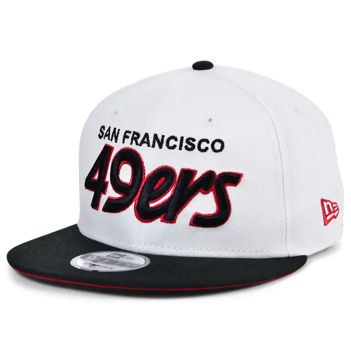 Casquette 9Fifty NFL Basic Fashion Script WHT/BLK des 49ers de San Francisco