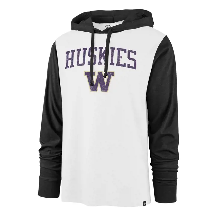 T-shirt à capuchon léger à manches longues Washington Huskies NCAA