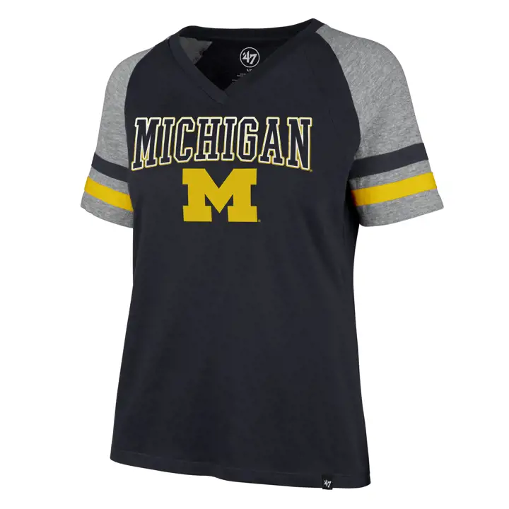 T-shirt femme Michigan Wolverines NCAA Gleam Across Pavillion