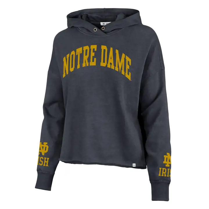 Chandail à capuchon court Notre Dame Fighting Irish NCAA Olivia Ivy