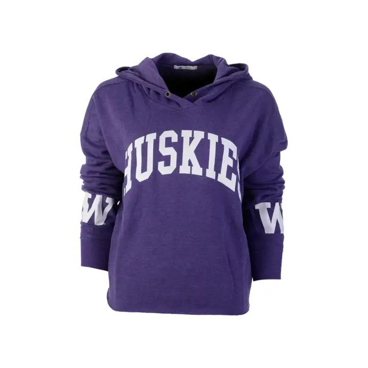 Washington Huskies NCAA Olivia Ivy Sweat à capuche coupé