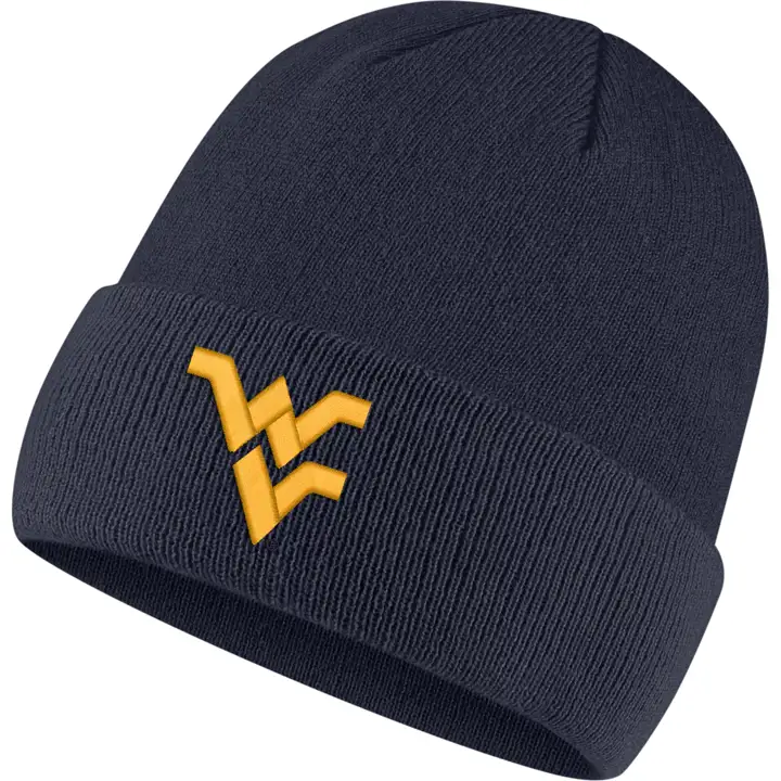 Bonnet à revers NCAA NK West Virginia Mountaineers bleu marine
