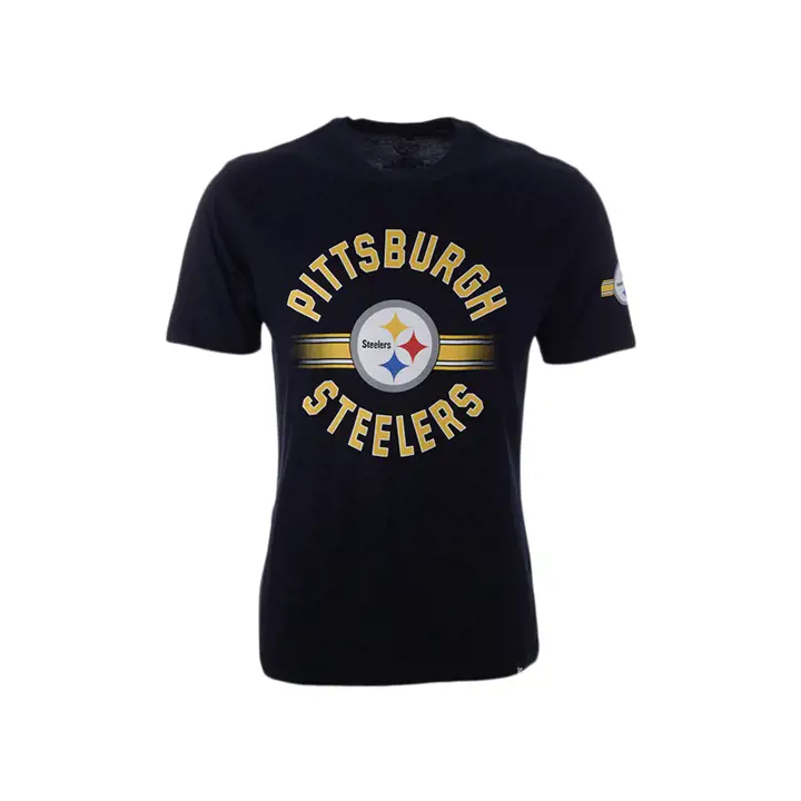 Pittsburgh Steelers NFL Looper Super Rival T-Shirt 20 noir