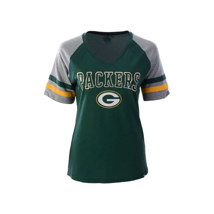 T-shirt Pavillion "Gleam Across" NFL Femme Green Bay Packers