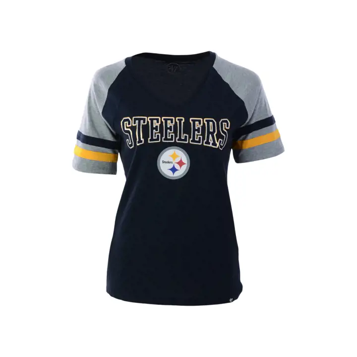 T-shirt Pittsburgh Steelers NFL « Gleam Across Pavillion » pour femme