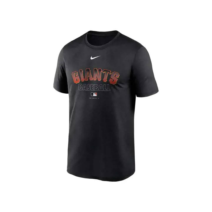 T-shirt d'entraînement de légende SF GIANTS MLB AC noir
