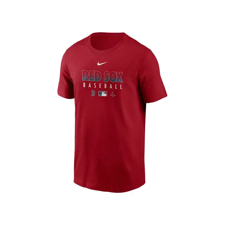 T-shirt Dri-Fit RED SOX MLB Early Work rouge