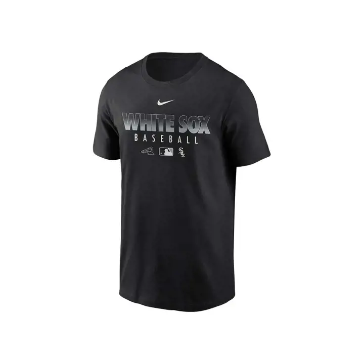 T-Shirt à manches courtes pour Homme MLB Dri-Fit Early Work White Sox - Noir