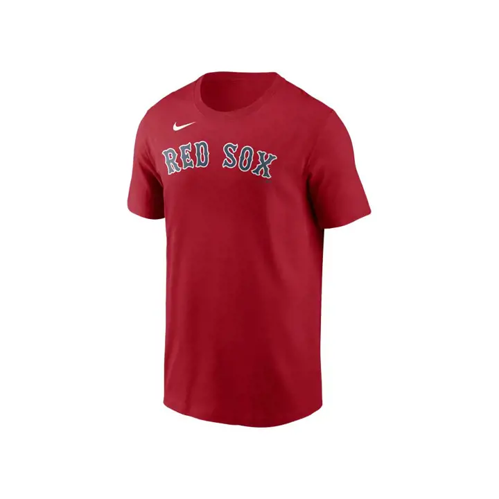 T-shirt rouge Red Sox MLB à logo virgule
