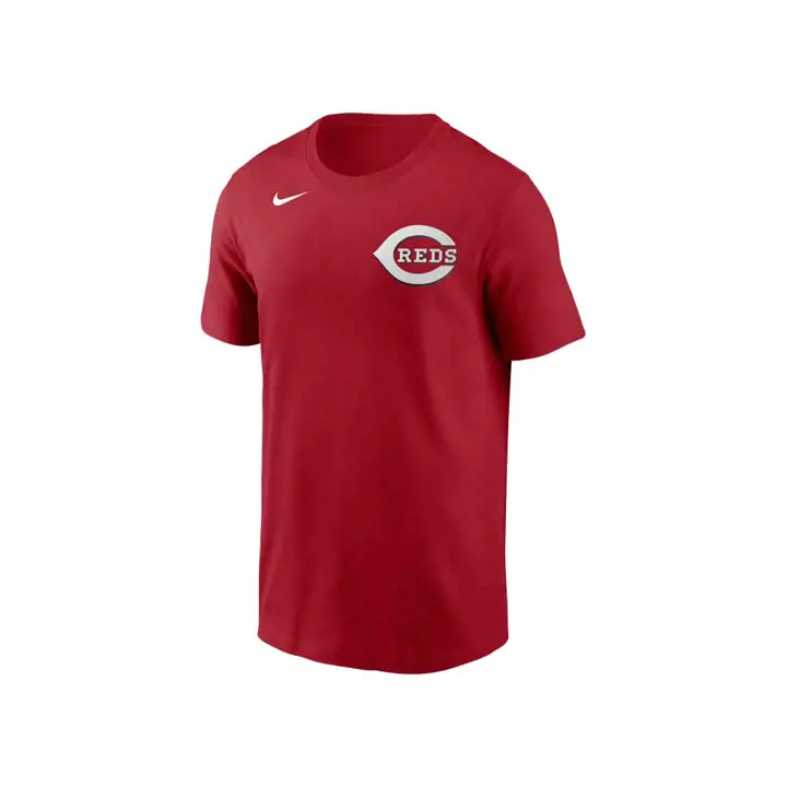 T-shirt rouge Swoosh Wordmark des REDS MLB
