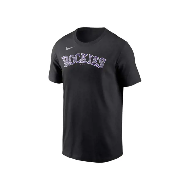 T-shirt Rockies MLB Wordmark virgule Nike noir