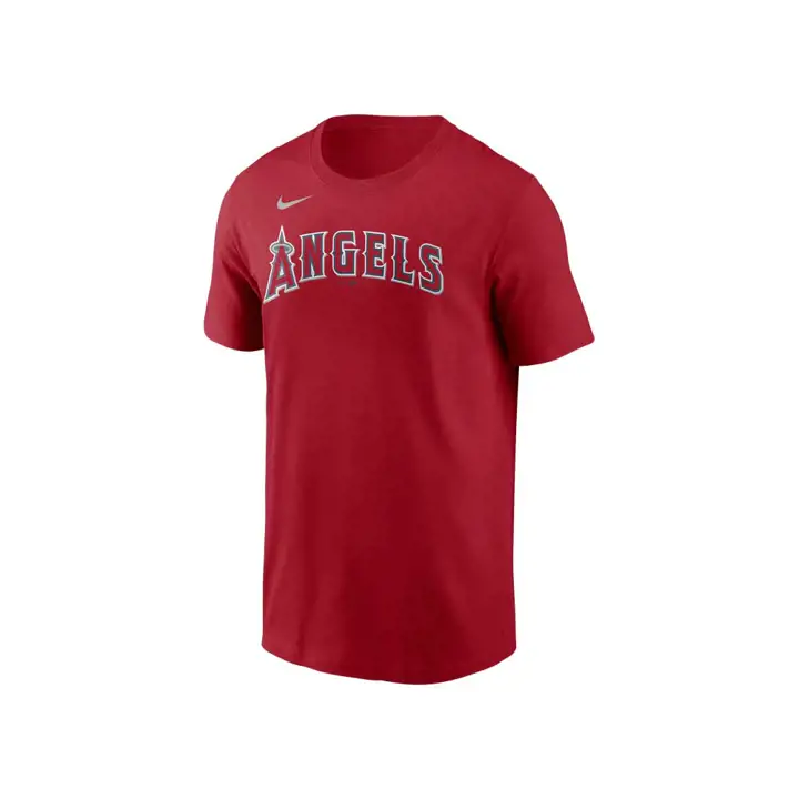 T-shirt rouge LA Angels MLB Swoosh Wordmark