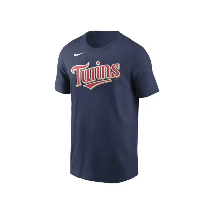 T-shirt TWINS MLB Swoosh avec logo mot - bleu marine