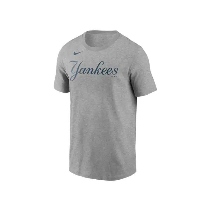 T-shirt Yankees MLB Swoosh Wordmark GRIS EXTÉRIEUR
