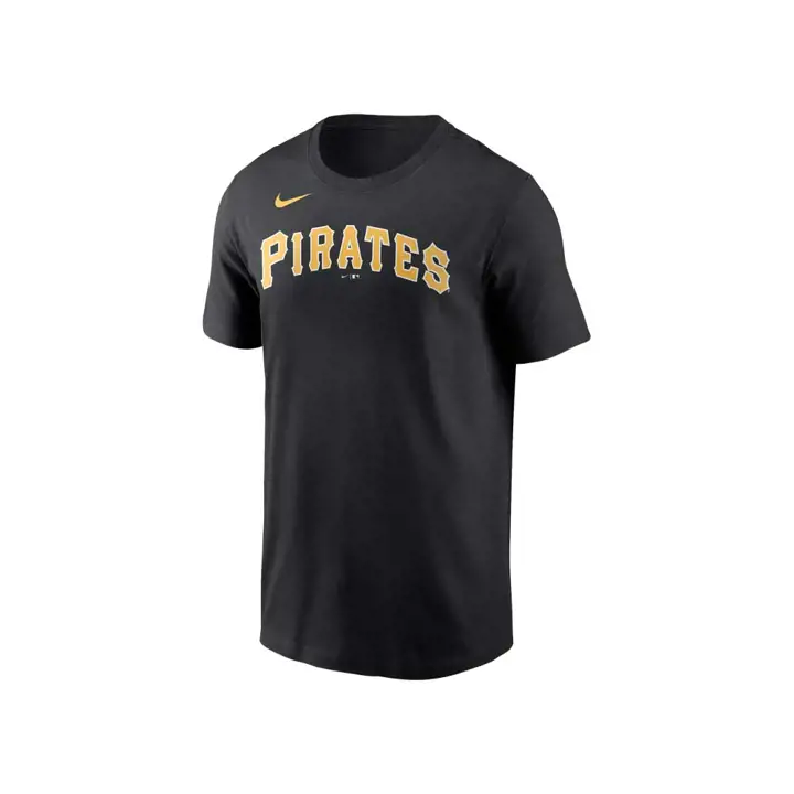 T-shirt « Swoosh Wordmark » des PIRATES de la MLB, noir