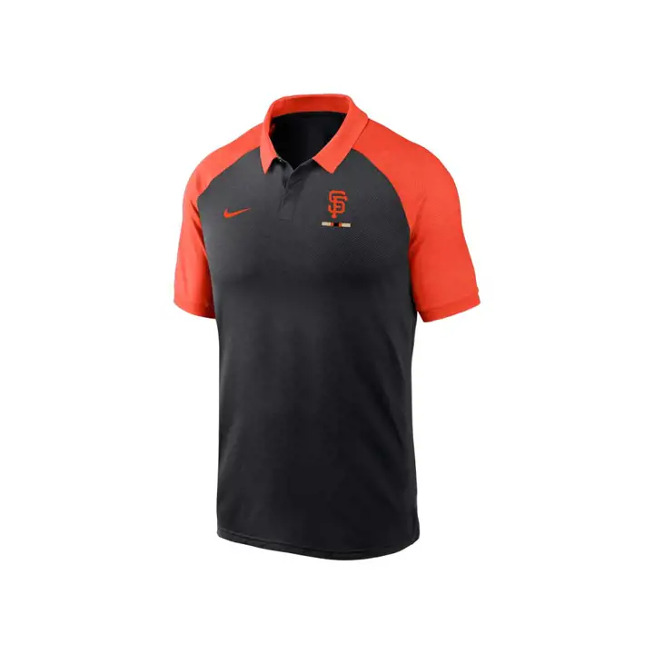 SF GIANTS MLB Polo Nike Legacy noir/orange