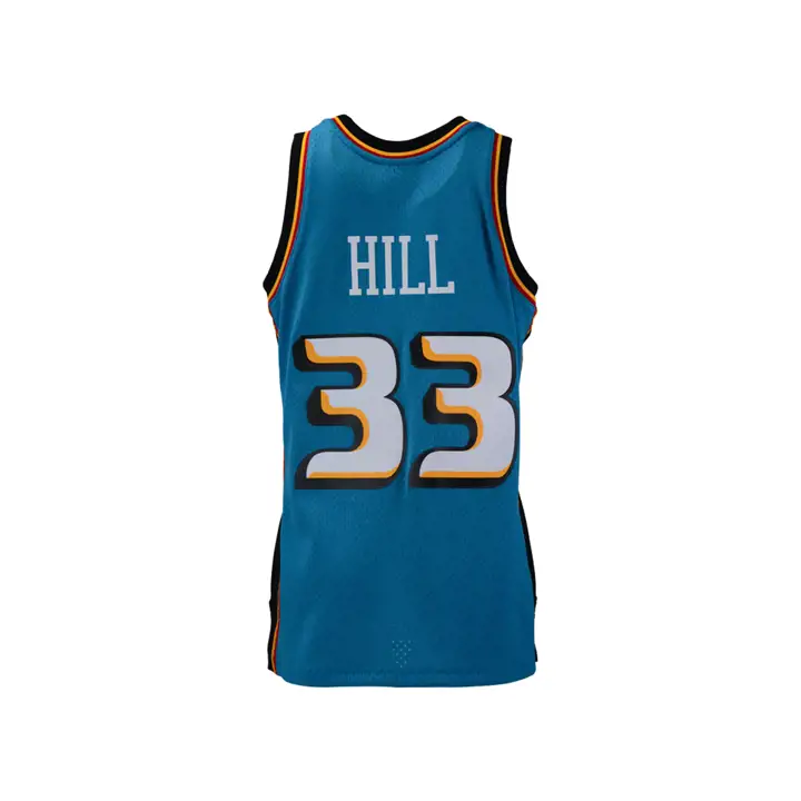 Maillot Swingman NBA M&N des PISTONS Grant Hill bleu sarcelle