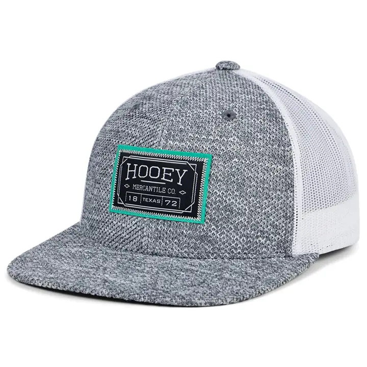 Casquette HOOey Doc Trucker Gris chiné/bleu sarcelle