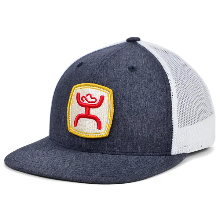 Casquette de baseball HOOey Blitz Patch Trucker anthracite/blanc