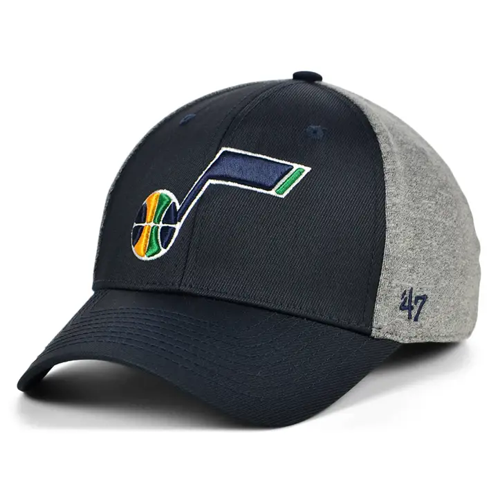 UTAH JAZZ NBA Casquette '47 Sanford Contender Flex BLEU MARINE/GRIS CLAIR