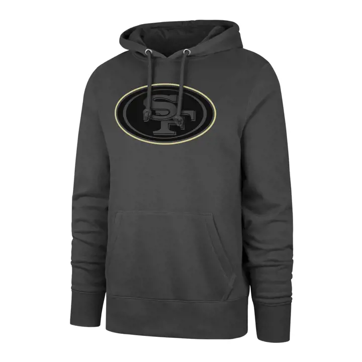 49ERS NFL Sweat à Capuche Imprimé Pop 20 Anthracite
