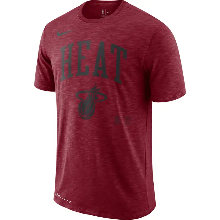 T-shirt Slub Miami Heat NBA 20 ROUGE