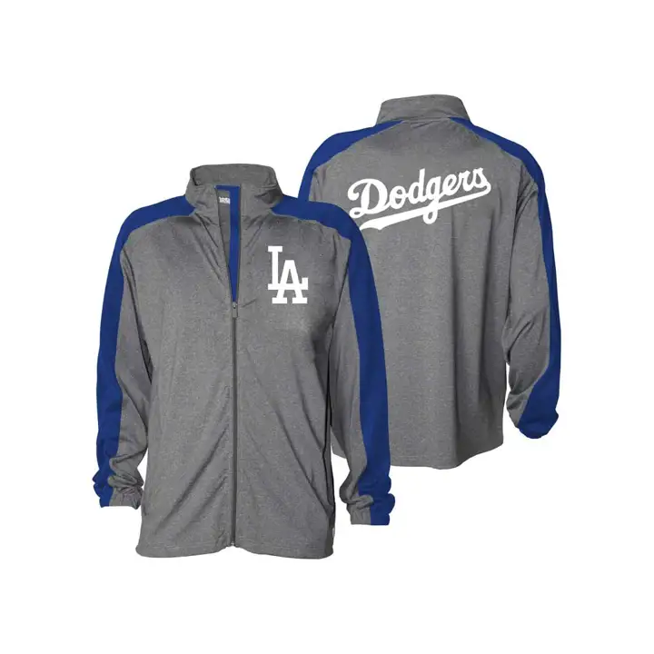 Veste de survêtement MLB Colorblock Los Angeles Dodgers anthracite/r
