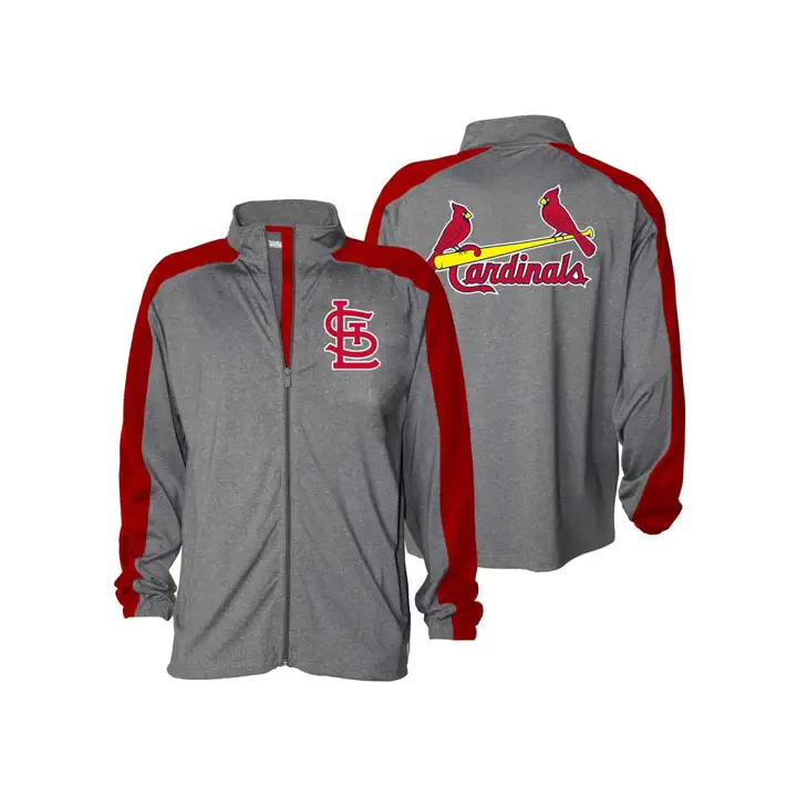 Veste de survêtement Colorblock MLB St. Louis Cardinals anthracite/r
