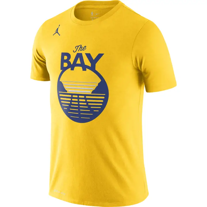 T-shirt Golden State Warriors NBA Statement Wordmark 20 JAUNE